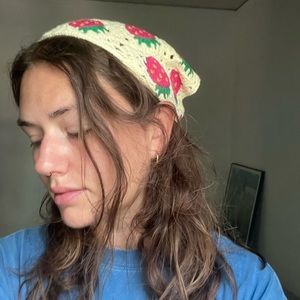 Italian Crochet Head Scarf